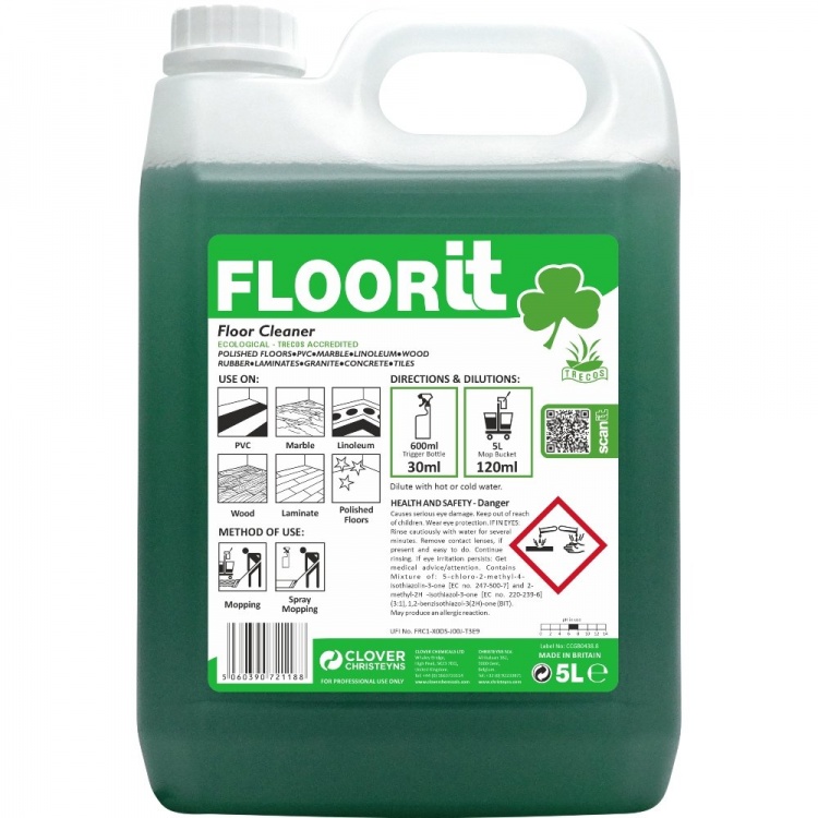 Clover Chemicals Floorit Floor Cleaner (498)